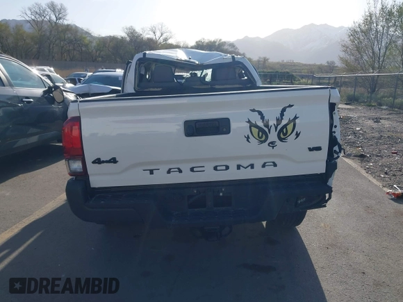 2022 Toyota Tacoma SR5 with VIN 3TMDZ5BNXNM122169, listed as a IAAI auction lot 41992758 with 36,686 mi miles and . Bid and sale history available at DreamBid. Image 16.