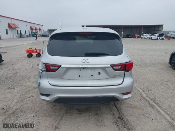 2018 Infiniti QX60 with VIN 5N1DL0MM0JC517011, listed as a IAAI auction lot 41496353 with 46,336 mi miles. Bid and sale history available at carsss.com. Image 16.