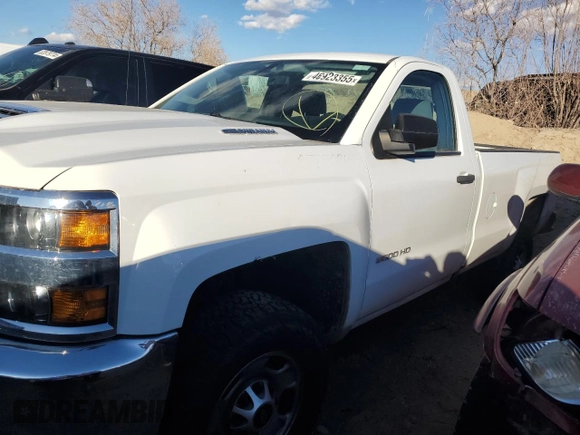 2017 Chevrolet Silverado 1500 with VIN 1GC0CUEY5HZ273584, listed as a Copart auction lot 46923355 with Not Provided miles and Salvage Title. Bid and sale history available at DreamBid. Image 1.