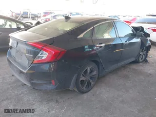 2017 Honda Civic Sedan Touring with VIN 19XFC1F97HE010119, listed as a IAAI auction lot 41310427 with 108,443 mi miles. Bid and sale history available at carsss.com. Image 4.