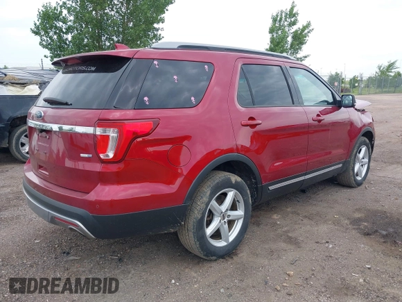 2017 Ford Explorer XLT z VIN 1FM5K8DH1HGC20051, wystawiony jako IAAI lot #42604066 z przebiegiem 119 319 mil mil oraz . Historia ofert i sprzedaży dostępna na DreamBid. Obrazek 4.