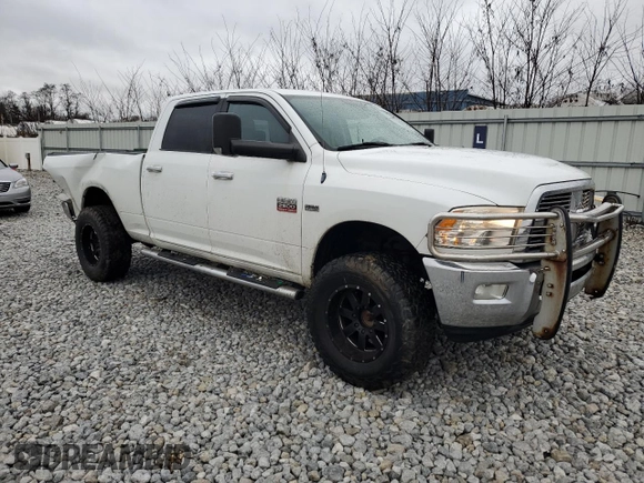 2010 Dodge 2500 Power Wagon with VIN 3D7TT2CT8AG128978, listed as a Copart auction lot 83987944 with 129,526 mi miles and Salvage Title. Bid and sale history available at DreamBid. Image 4.