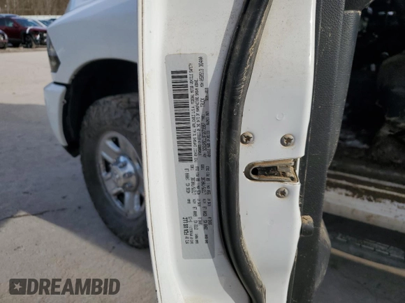 2015 Ram 2500 Tradesman с VIN 3C6UR5CL9FG673987, выставлен на аукционе Copart как лот 45810345 с пробегом Не указан миль и Списание • Salvage title. История ставок и продаж доступна на DreamBid. Изображение 13.