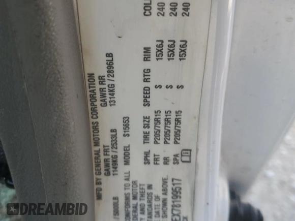 2007 Chevrolet Colorado 1LT with VIN 1GCCS19EX78199517, listed as a Copart auction lot 76084314 with 118,076 mi miles and Salvage Title. Bid and sale history available at DreamBid. Image 12.