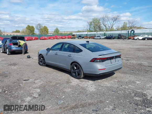 2024 Honda Accord Sport-L with VIN 1HGCY2F79RA065783, listed as a IAAI auction lot 42059481 with 7,390 mi miles and . Bid and sale history available at DreamBid. Image 3.