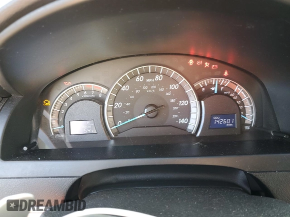 2012 Toyota Camry L with VIN 4T1BF1FK2CU579720, listed as a Copart auction lot 80243884 with 142,601 mi miles and Salvage Title. Bid and sale history available at DreamBid. Image 9.
