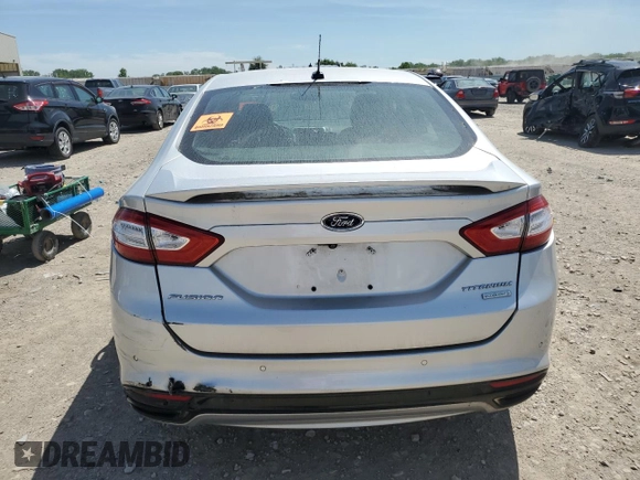 2016 Ford Fusion Titanium with VIN 3FA6P0K93GR267375, listed as a Copart auction lot 56153215 with 136,677 mi miles and Salvage title. Bid and sale history available at DreamBid. Image 6.