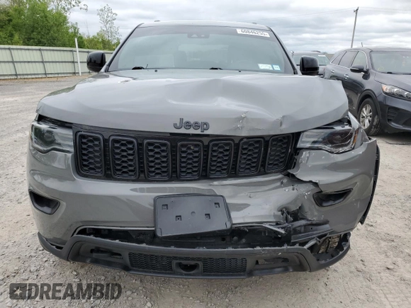 2021 Jeep Grand Cherokee Freedom with VIN 1C4RJFAG4MC770600, listed as a Copart auction lot 60846255 with 56,427 mi miles and Salvage title. Bid and sale history available at DreamBid. Image 5.