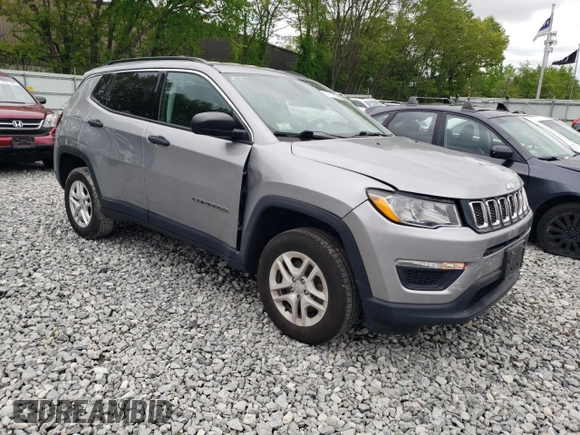 2020 Jeep Compass Sport с VIN 3C4NJDAB7LT165576, выставлен на аукционе Copart как лот 57212025 с пробегом 57 212 миль миль и Списание • Salvage title. История ставок и продаж доступна на DreamBid. Изображение 4.