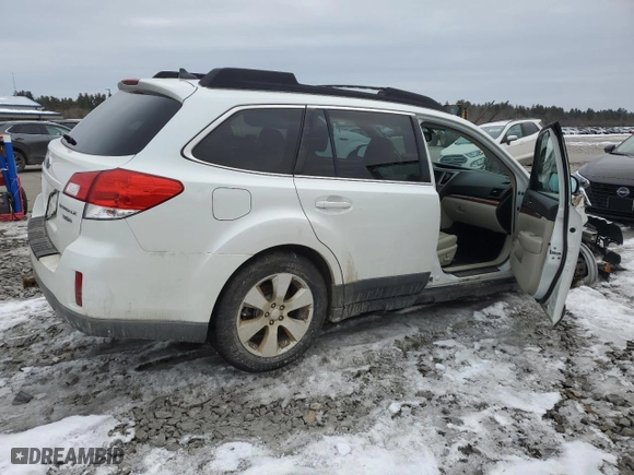2011 Subaru Outback 3.6R Limited Pwr Moon/Nav with VIN 4S4BRDLC2B2390596, listed as a Copart auction lot 46667995 with 187,450 mi miles and Salvage Title. Bid and sale history available at carsss.com. Image 3.
