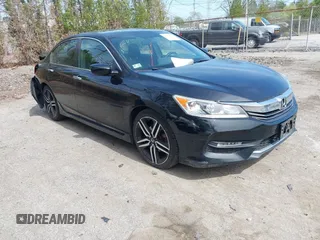 2016 Honda Accord Sport with VIN 1HGCR2F51GA061994, listed as a IAAI auction lot 42179004 with 117,880 mi miles and . Bid and sale history available at DreamBid. Image 1.