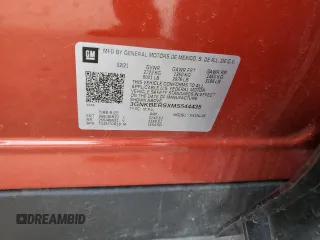 2021 Chevrolet Blazer RS z VIN 3GNKBERSXMS544435, wystawiony jako Copart lot #49710865 z przebiegiem 57 321 mil mil oraz Szkoda całkowita • Salvage title. Historia ofert i sprzedaży dostępna na DreamBid. Obrazek 15.