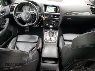 2016 Audi SQ5 Premium Plus with VIN WA1CCAFP6GA120043, listed as a Copart auction lot 44555265 with 53,214 mi miles and Salvage Title. Bid and sale history available at carsss.com. Image 8.