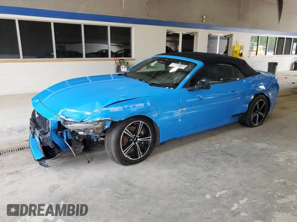 2024 Ford Mustang EcoBoost with VIN 1FAGP8UH7R5132543, listed as a Copart auction lot 60214145 with 21,728 mi miles and Clean title. Bid and sale history available at DreamBid. Image 1.
