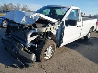 2023 Ford F-150 XL with VIN 1FTMF1C50PKF47393, listed as a IAAI auction lot 41337590 with 43,708 mi miles and . Bid and sale history available at carsss.com. Image 21.