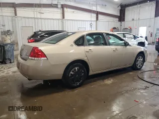 2008 Chevrolet Impala with VIN 2G1WS583X81346274, listed as a Copart auction lot 47580765 with 167,977 mi miles and Clean Title. Bid and sale history available at DreamBid. Image 3.