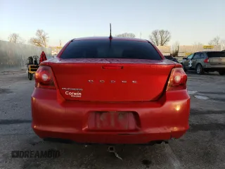 2014 Dodge Avenger SE with VIN 1C3CDZAB5EN111129, listed as a Copart auction lot 48968485 with 157,243 mi miles and Salvage Title. Bid and sale history available at carsss.com. Image 6.