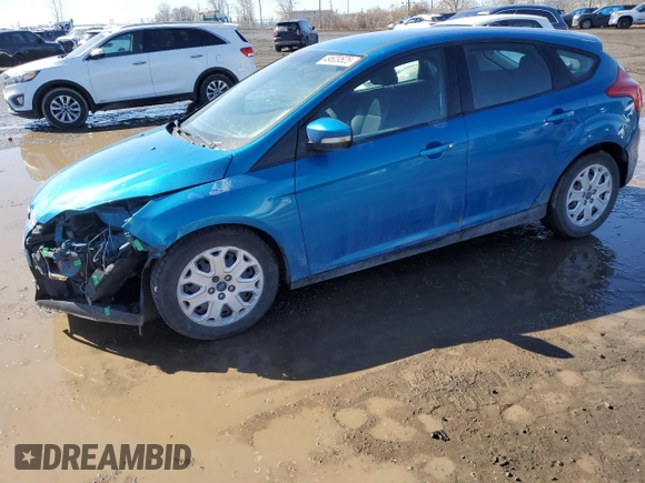 2014 Ford Focus SE with VIN 1FADP3K26EL334879, listed as a Copart auction lot 49609525 with 197,619 mi miles and Salvage Title. Bid and sale history available at carsss.com. Image 1.