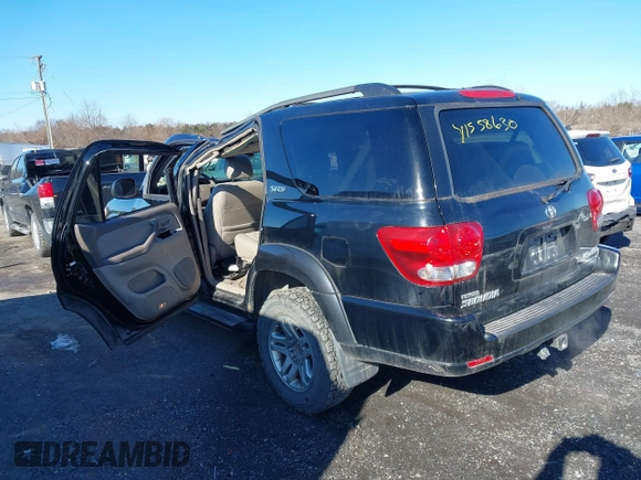 2005 Toyota Sequoia SR5 with VIN 5TDBT44A35S246264, listed as a IAAI auction lot 41558630 with 149,548 mi miles and . Bid and sale history available at DreamBid. Image 3.