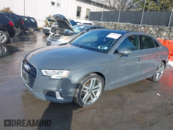 2019 Audi A3 Sedan Premium with VIN WAUBEGFF2K1017259, listed as a IAAI auction lot 41553469 with 51,942 mi miles. Bid and sale history available at carsss.com. Image 21.