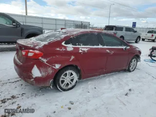 2017 Chevrolet Cruze LT with VIN 1G1BH5SE5H7271199, listed as a Copart auction lot 88454105 with 0 mi miles and Salvage Title. Bid and sale history available at carsss.com. Image 3.