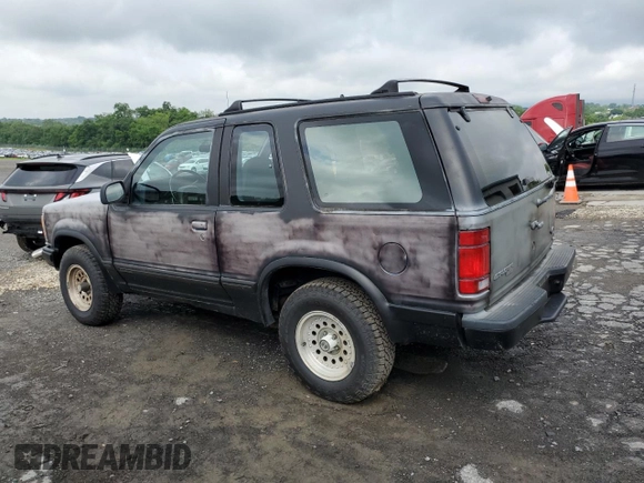1991 Ford Explorer with VIN 1FMCU24X1MUE22373, listed as a Copart auction lot 59693395 with 41,552 mi miles and Salvage title. Bid and sale history available at DreamBid. Image 2.