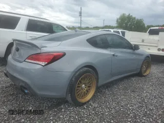 2010 Hyundai Genesis Coupe with VIN KMHHT6KD0AU011874, listed as a Copart auction lot 61757505 with Not provided miles and Clean title. Bid and sale history available at DreamBid. Image 3.