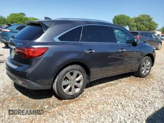 2015 Acura MDX Advance/Entertainment Pkg with VIN 5FRYD3H8XFB014077, listed as a Copart auction lot 52891575 with 139,069 mi miles and Salvage Title. Bid and sale history available at carsss.com. Image 3.