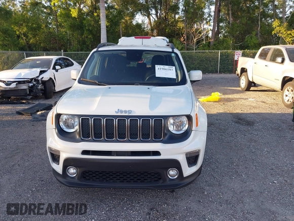 2019 Jeep Renegade Latitude with VIN ZACNJABB9KPJ82136, listed as a IAAI auction lot 41906183 with 51,162 mi miles and . Bid and sale history available at DreamBid. Image 12.