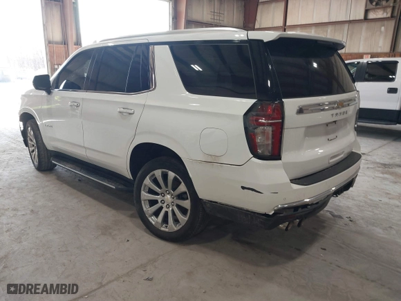 2023 Chevrolet Tahoe Premier with VIN 1GNSKSKD0PR217513, listed as a IAAI auction lot 41779222 with 55,424 mi miles. Bid and sale history available at carsss.com. Image 3.