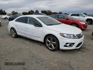 2015 Volkswagen CC R-Line with VIN WVWBP7AN9FE816661, listed as a Copart auction lot 76229534 with 91,489 mi miles and Salvage Title. Bid and sale history available at carsss.com. Image 4.