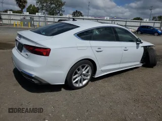 2023 Audi A5 Sportback S line Premium with VIN WAUDACF5XPA054054, listed as a Copart auction lot 48175464 with 7,783 mi miles. Bid and sale history available at carsss.com. Image 3.