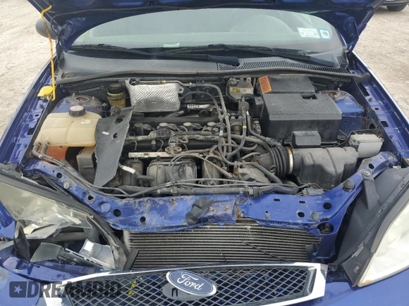 2005 Ford Focus S with VIN 3FAFP37N85R101955, listed as a Copart auction lot 53199895 with 135,984 mi miles and Salvage Title. Bid and sale history available at carsss.com. Image 11.
