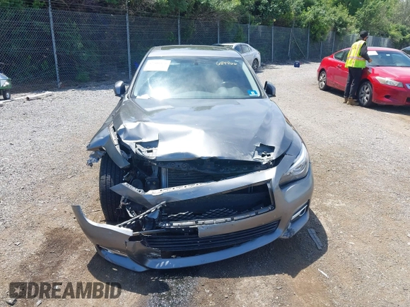 2014 Infiniti Q50 Premium with VIN JN1BV7AR5EM684966, listed as a IAAI auction lot 42306878 with 166,800 mi miles and . Bid and sale history available at DreamBid. Image 12.