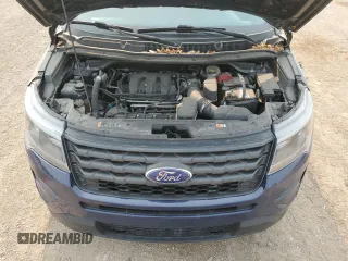 2017 Ford Police Interceptor Utility with VIN 1FM5K8AR0HGC57380, listed as a Copart auction lot 58965075 with 106,682 mi miles and Salvage title. Bid and sale history available at DreamBid. Image 11.