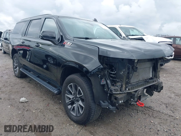 2022 Chevrolet Suburban Z71 with VIN 1GNSKDKD7NR345224, listed as a IAAI auction lot 42007246 with 50,300 mi miles and . Bid and sale history available at DreamBid. Image 1.