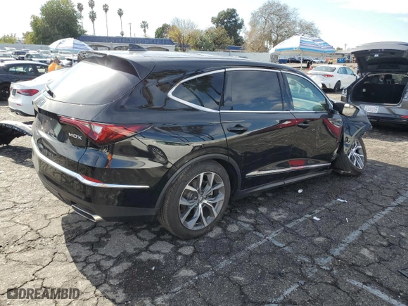 2024 Acura MDX w/Technology Package with VIN 5J8YD9H48RL002403, listed as a Copart auction lot 89044185 with 0 mi miles and Clean Title. Bid and sale history available at carsss.com. Image 3.