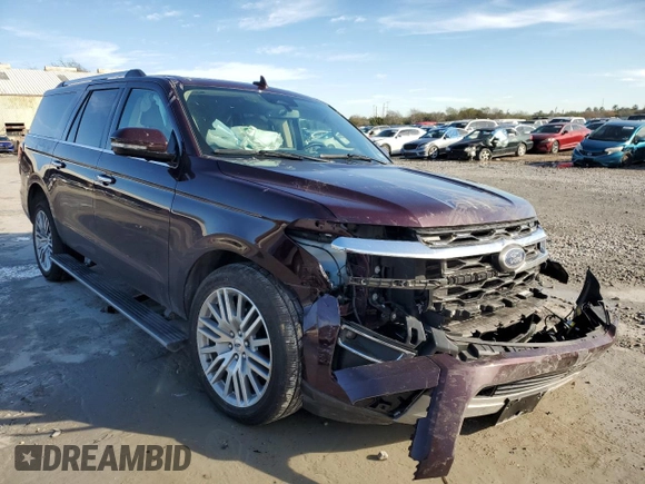 2024 Ford Expedition Max Limited with VIN 1FMJK2A86REA34602, listed as a Copart auction lot 88928385 with 9,781 mi miles and Salvage title. Bid and sale history available at DreamBid. Image 4.