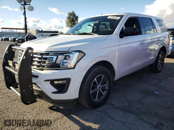 2018 Ford Expedition XL z VIN 1FMJU1GT2JEA03268, wystawiony jako Copart lot #45764335 z przebiegiem 148 626 mil mil oraz Czysty tytuł • Clean title. Historia ofert i sprzedaży dostępna na DreamBid. Obrazek 1.