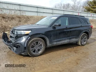 2023 Ford Explorer XLT with VIN 1FMSK8DH9PGB34505, listed as a Copart auction lot 47617695 with 36,818 mi miles and Clean Title. Bid and sale history available at carsss.com. Image 1.
