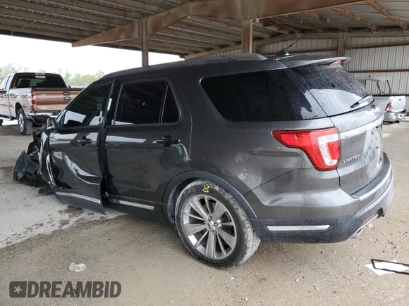 2018 Ford Explorer Limited z VIN 1FM5K8F82JGA82507, wystawiony jako Copart lot #50325695 z przebiegiem Nie podano mil oraz Szkoda całkowita • Salvage title. Historia ofert i sprzedaży dostępna na DreamBid. Obrazek 2.