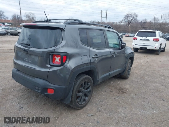 2017 Jeep Renegade Latitude z VIN ZACCJBBB6HPG17767, wystawiony jako IAAI lot #41631303 z przebiegiem 56 312 mil mil oraz . Historia ofert i sprzedaży dostępna na DreamBid. Obrazek 4.