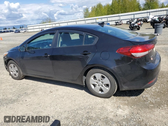 2017 Kia Forte LX with VIN 3KPFK4A70HE055901, listed as a Copart auction lot 54274885 with 159,185 mi miles and Salvage Title. Bid and sale history available at carsss.com. Image 2.