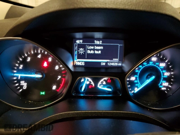 2014 Ford Escape Titanium with VIN 1FMCU9J94EUC25357, listed as a Copart auction lot 47595705 with 124,626 mi miles and Salvage Title. Bid and sale history available at DreamBid. Image 9.
