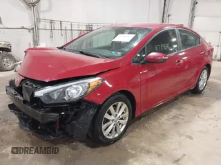 2016 Kia Forte LX with VIN KNAFX4A62G5574769, listed as a IAAI auction lot 41789886 with 127,254 mi miles. Bid and sale history available at carsss.com. Image 17.