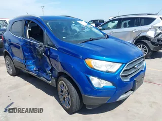 2019 Ford EcoSport Titanium z VIN MAJ6S3KL0KC260936, wystawiony jako IAAI lot #42264210 z przebiegiem 114 755 mil mil oraz . Historia ofert i sprzedaży dostępna na DreamBid. Obrazek 1.