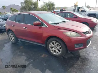 2007 Mazda CX-7 Sport with VIN JM3ER293270112708, listed as a IAAI auction lot 41906968 with 123,647 mi miles. Bid and sale history available at carsss.com. Image 1.