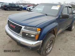 2005 GMC Canyon 1SE SLE Z71 with VIN 1GTDS136258278070, listed as a IAAI auction lot 41490572 with 278,558 mi miles. Bid and sale history available at carsss.com. Image 2.