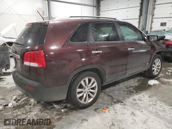 2011 Kia Sorento LX with VIN 5XYKTDA21BG068795, listed as a Copart auction lot 45961375 with 0 mi miles and Clean Title. Bid and sale history available at carsss.com. Image 3.