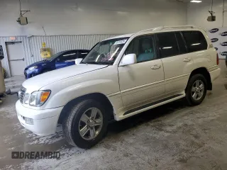 2006 Lexus LX 470 z VIN JTJHT00W464009295, wystawiony jako Copart lot #56724525 z przebiegiem 155 874 mil mil oraz Szkoda całkowita • Salvage title. Historia ofert i sprzedaży dostępna na DreamBid. Obrazek 1.